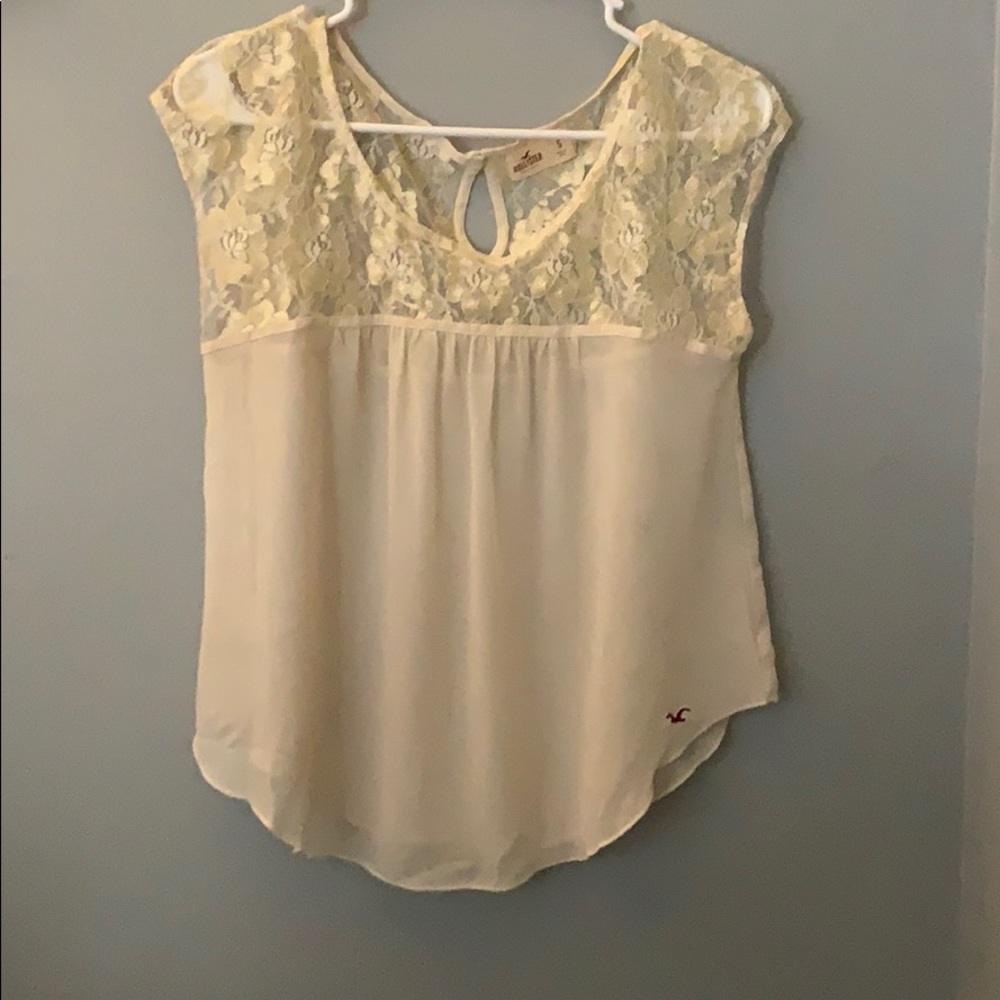 Gold Lace Top